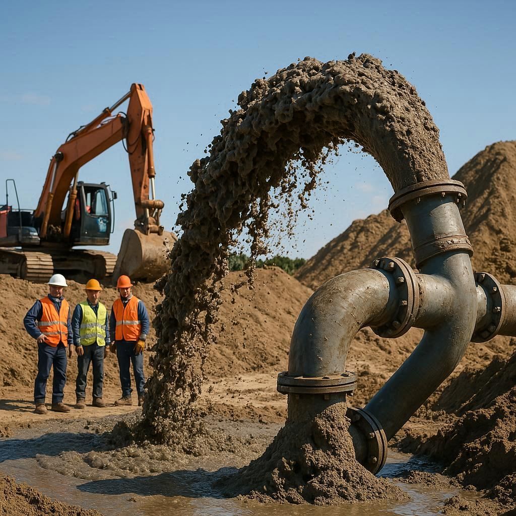 Откачка ила и песка в Геленджике